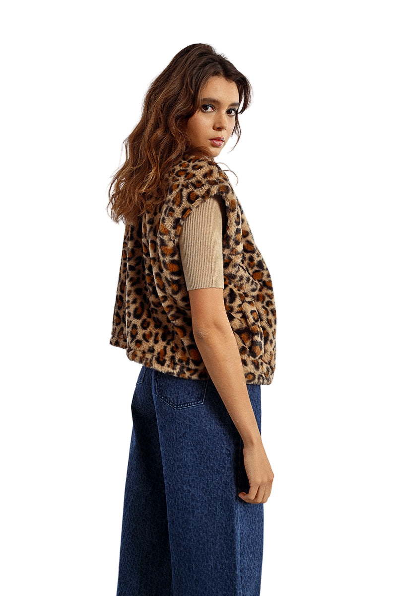 Molly Bracken WOVEN SLEEVELESS JACKET