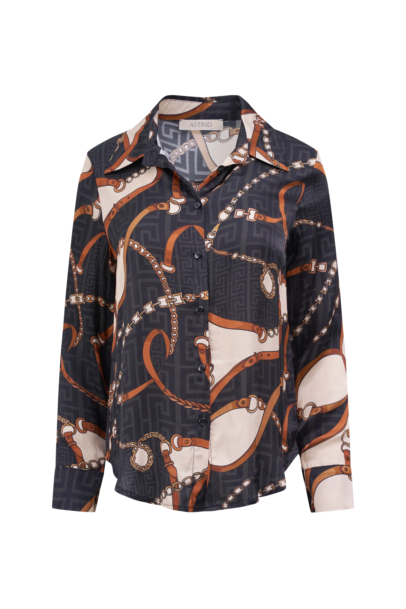 Astrid Chain Print Blouse