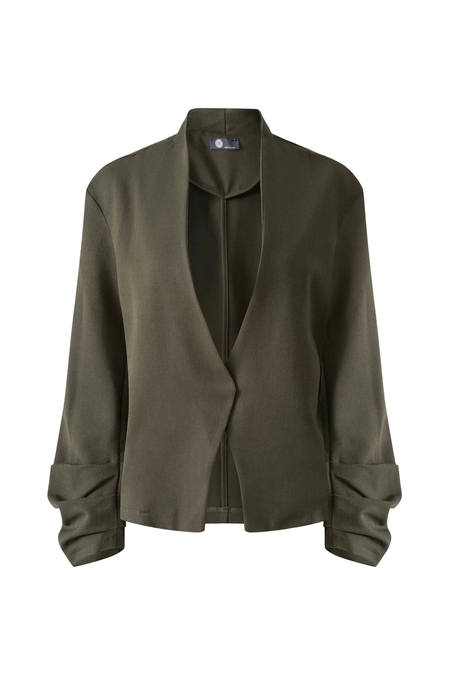 M Made In Italy Open Woven Long Sleeve Blazer