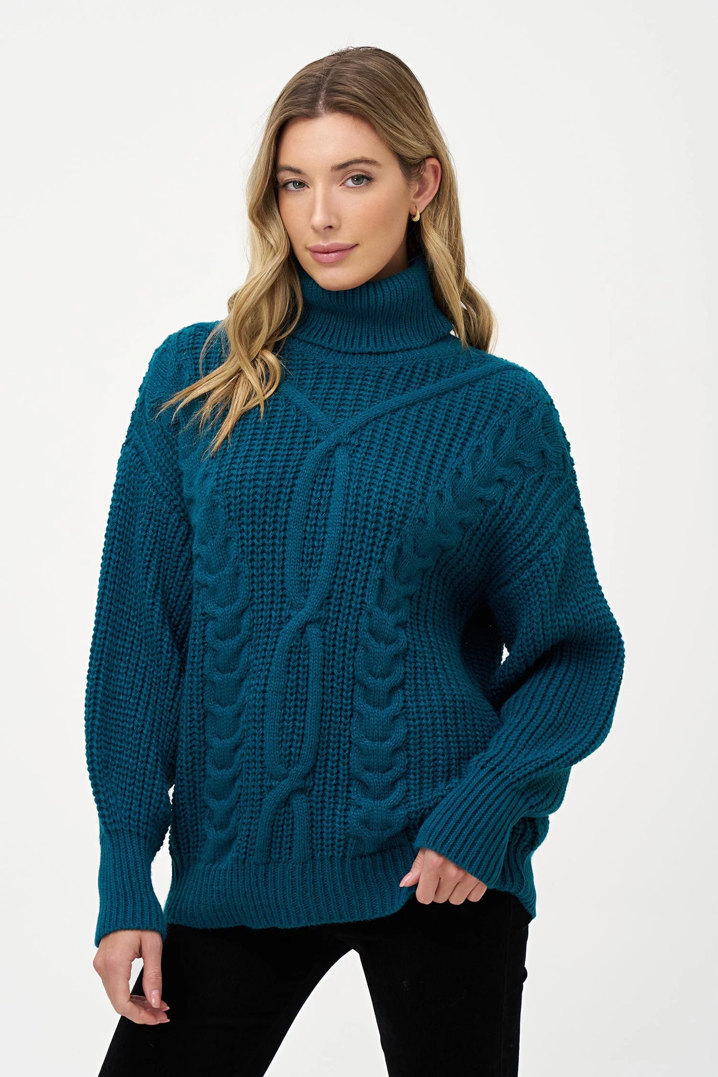 M Made in Italy Peacock Sweater