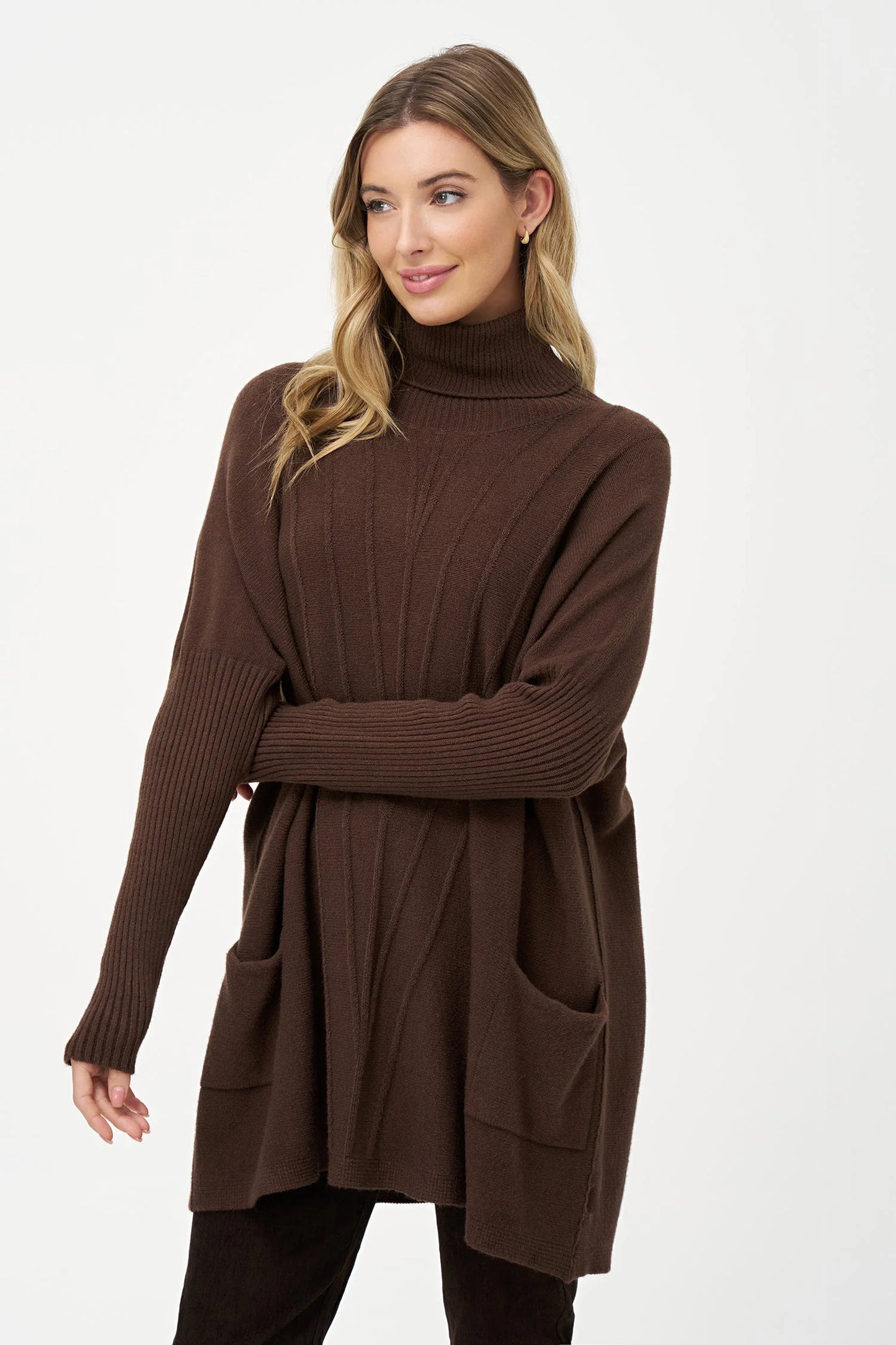 M Made in Italy High Neck Dress
