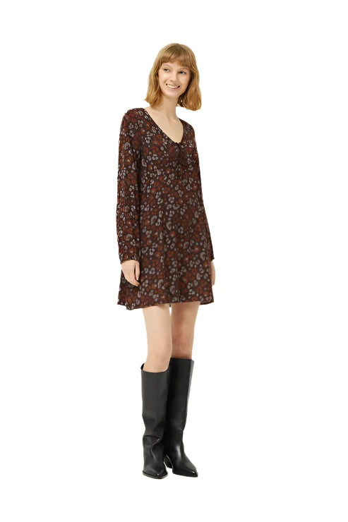 Compania Fanstica Amur animal print short dress - clever alice