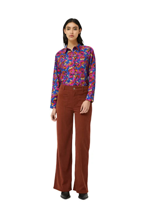 Compania Fantastica Brown Corduroy Pants - clever alice