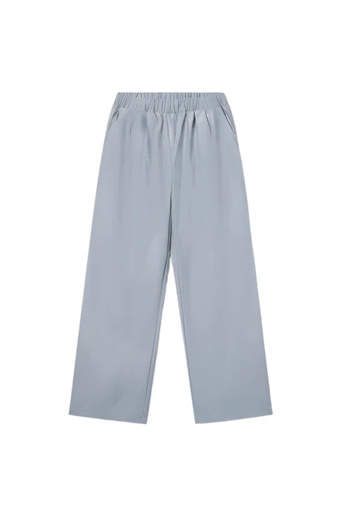 Compania Fantastica Grey Faux Leather Pants