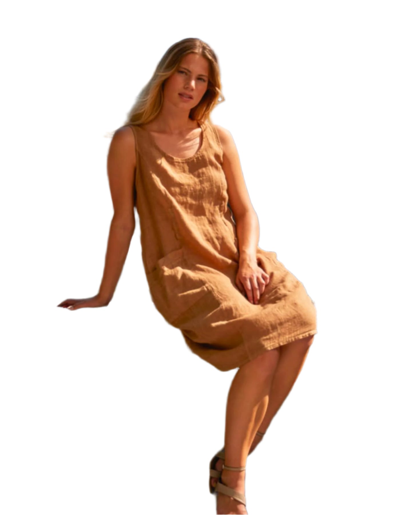 Inizio linen bubble dress