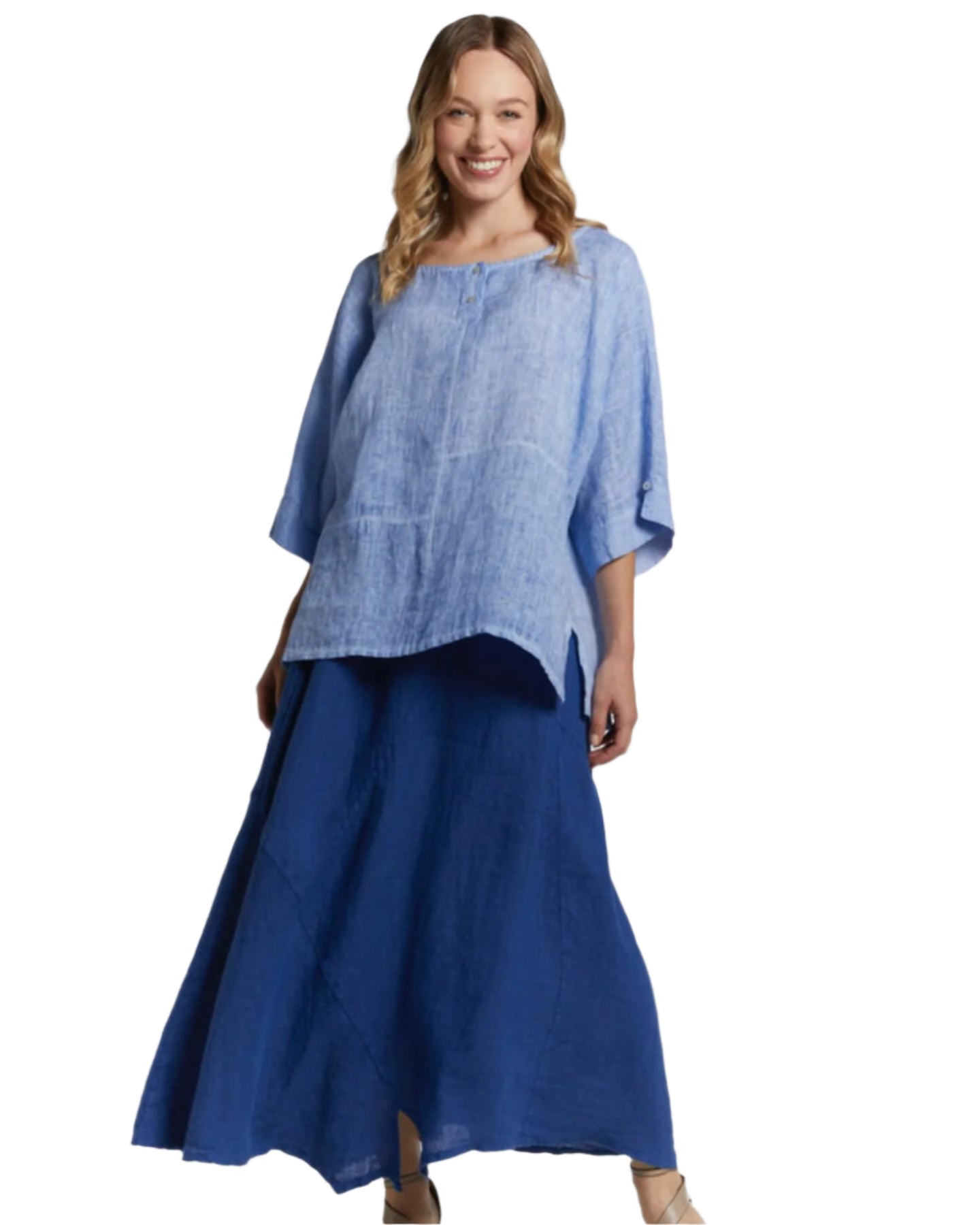 Inizio Maxi Linen Skirt in Multiple Colors