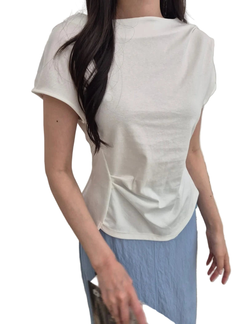 Clever Alice Shirring Tee
