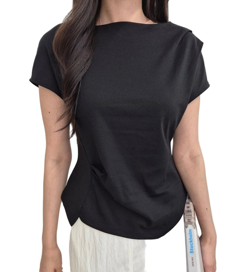 Clever Alice Shirring Tee