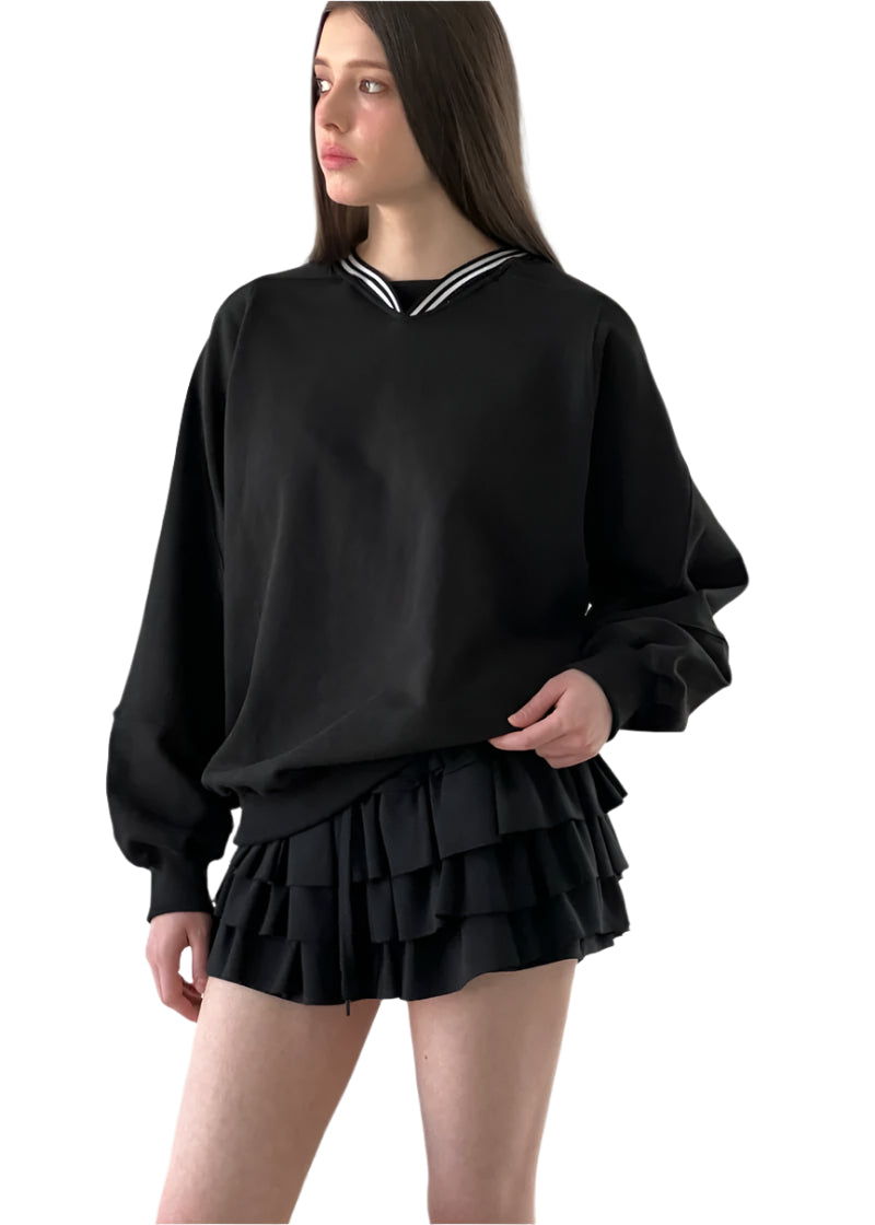 Clever Alice Low Cancan Mini Skort