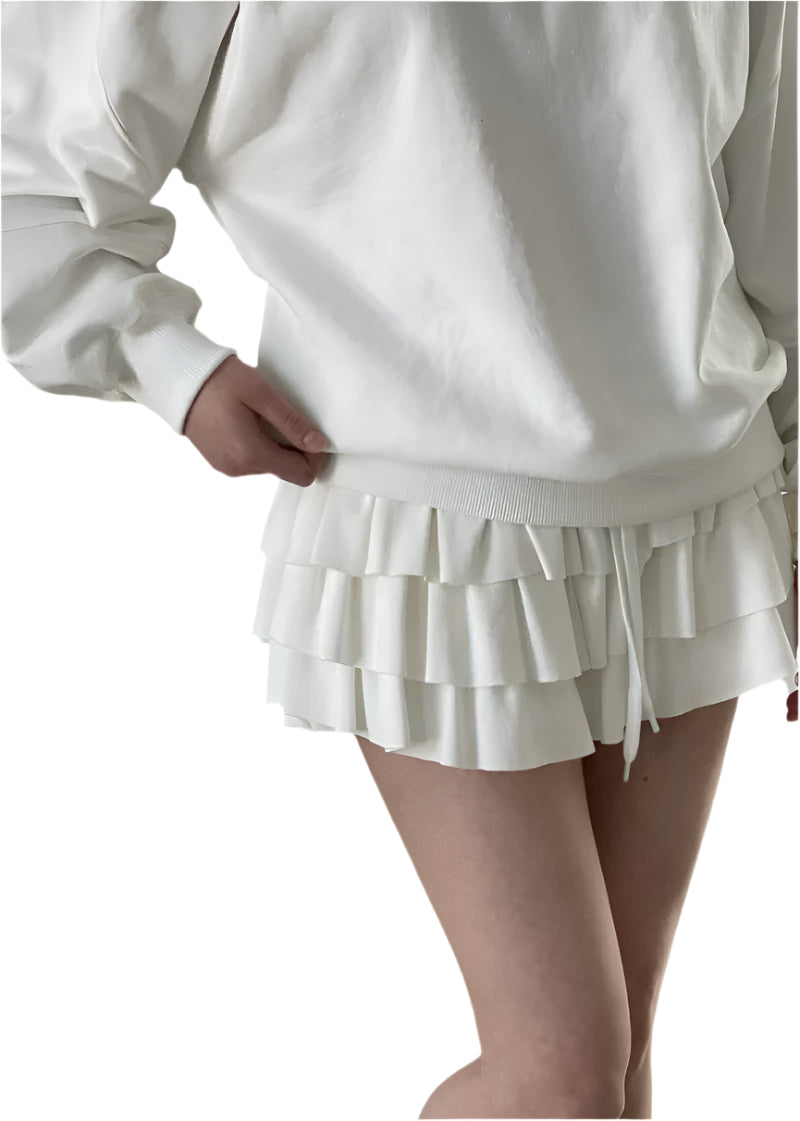 Clever Alice Low Cancan Mini Skort