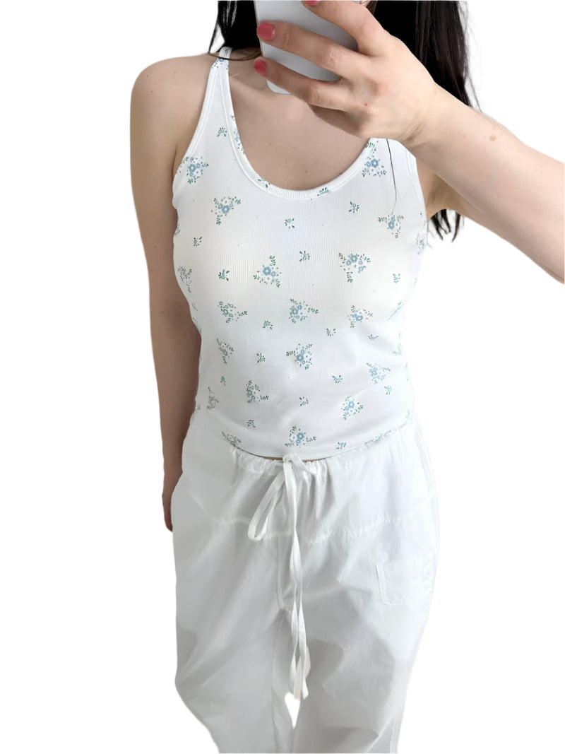 Clever Alice Flower Bra Tank Top