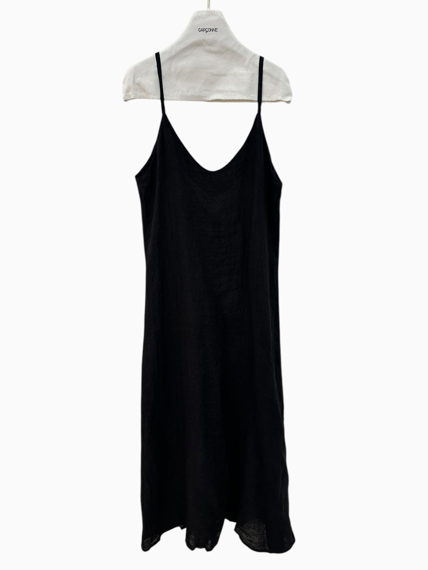 Garçonne Linen Maxi Dress