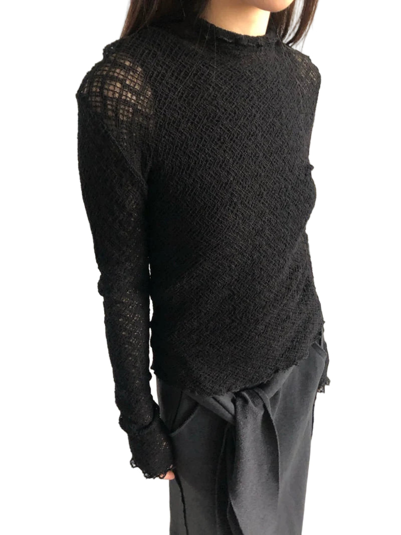 Clever Alice Chess Turtleneck Tee