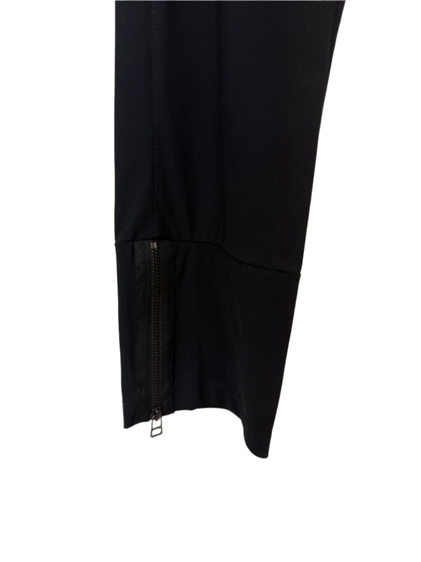 Porto Cropped Jet Jersey Pants with Zipper