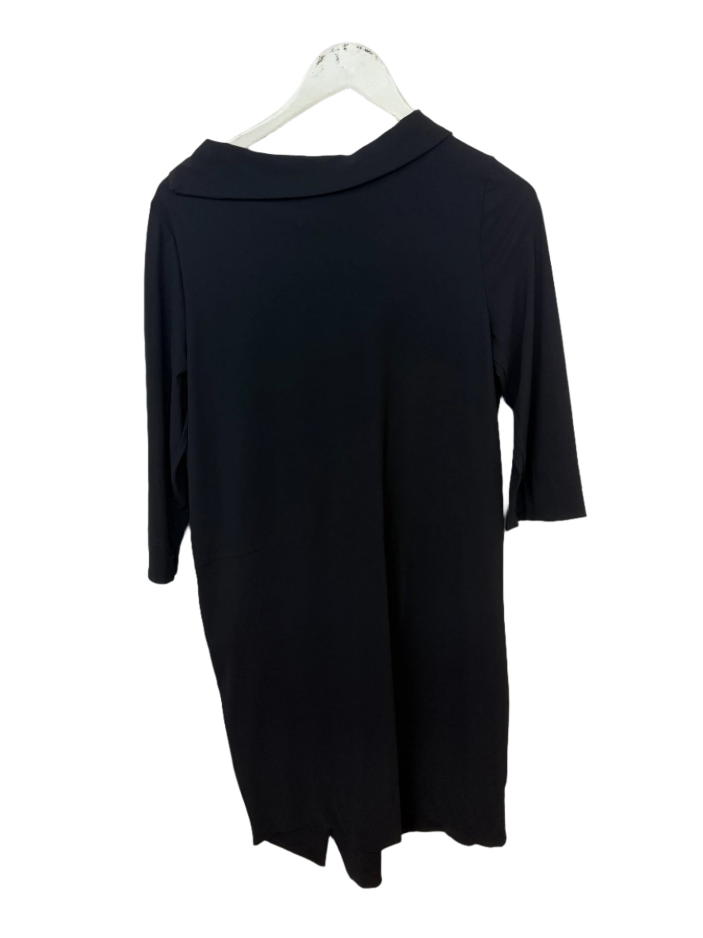 Porto Jet Jersey Dress with Relaxed Collar