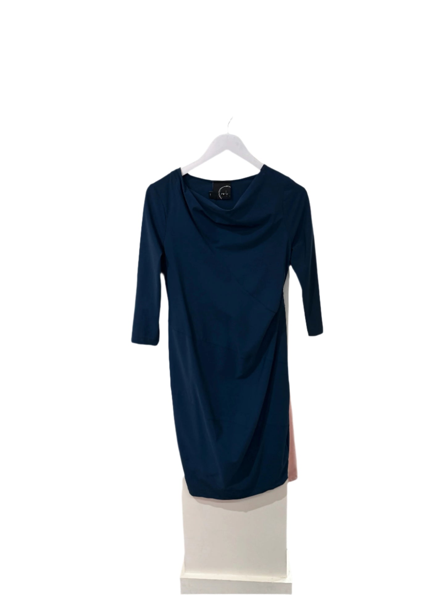 Porto Jet Jersey Dress in Peacock