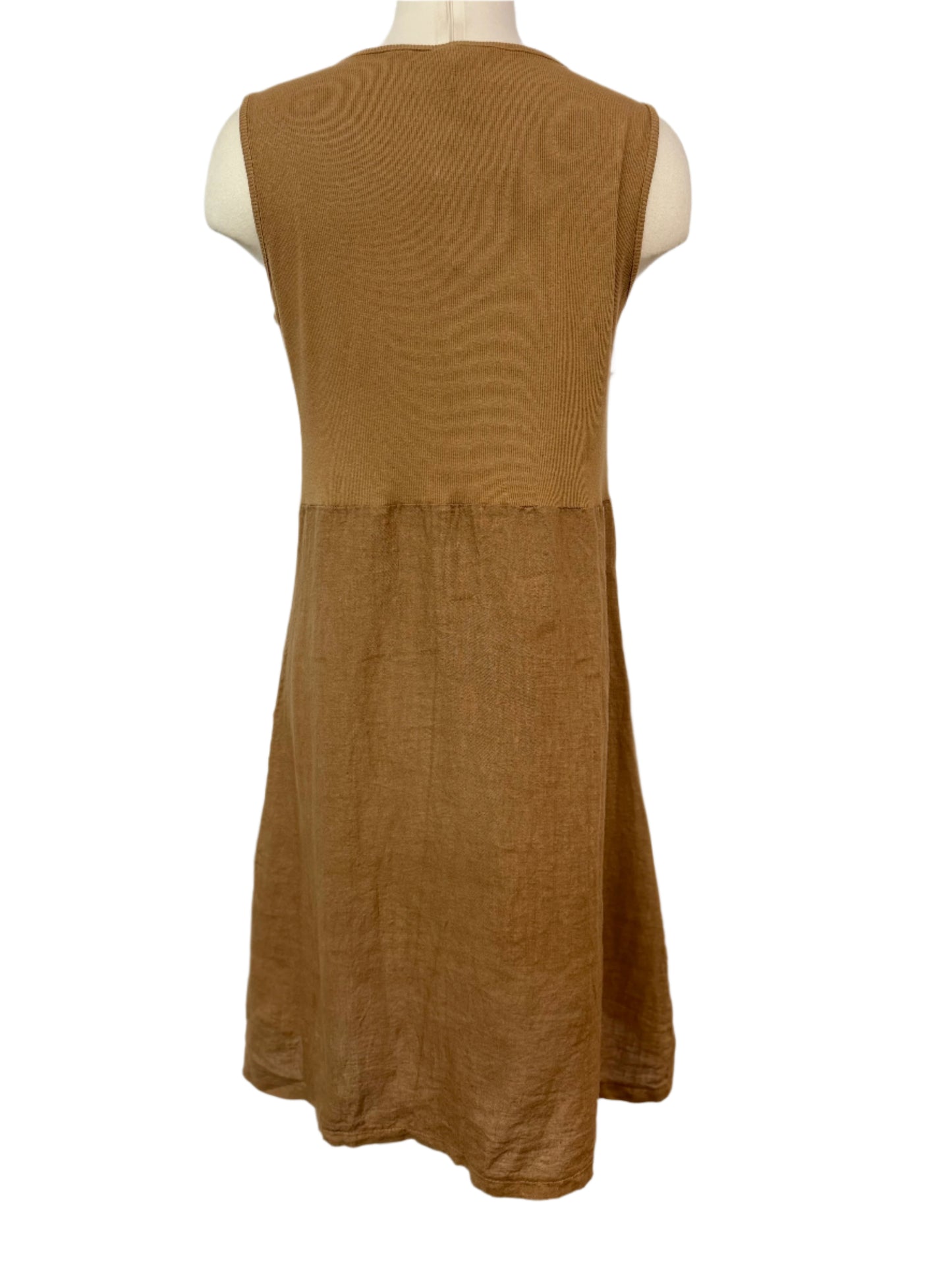 Inizio Linen one Pocket Full Zip Dress