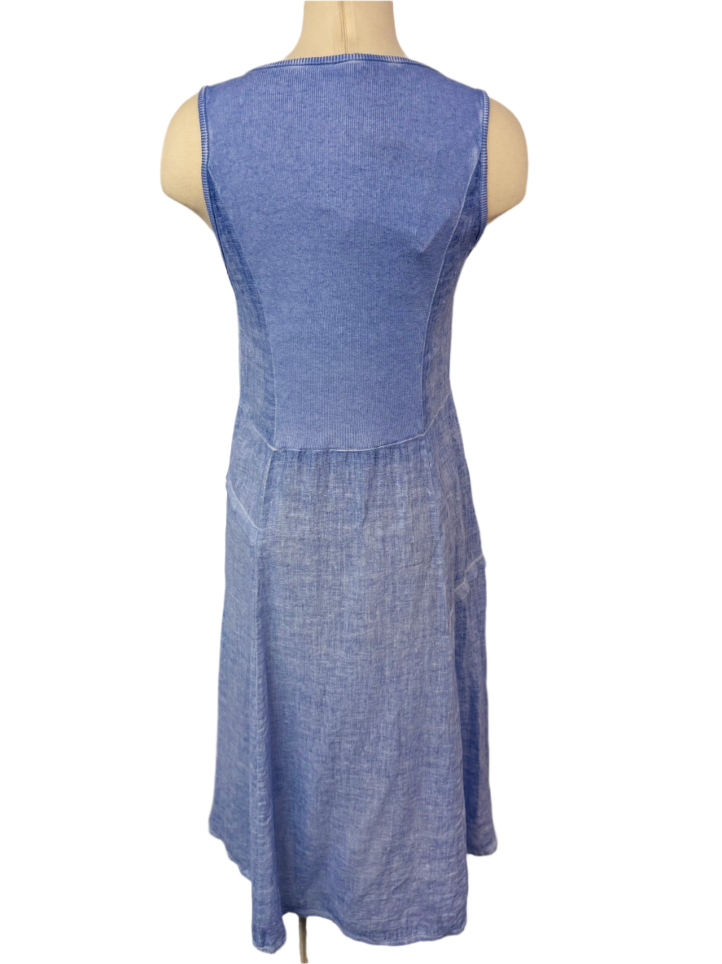 Inizio Linen Blue Dress