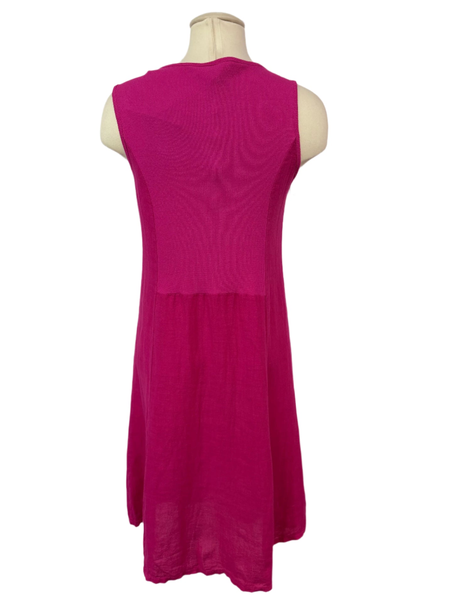 Inizio Barbie Pink Linen Dress