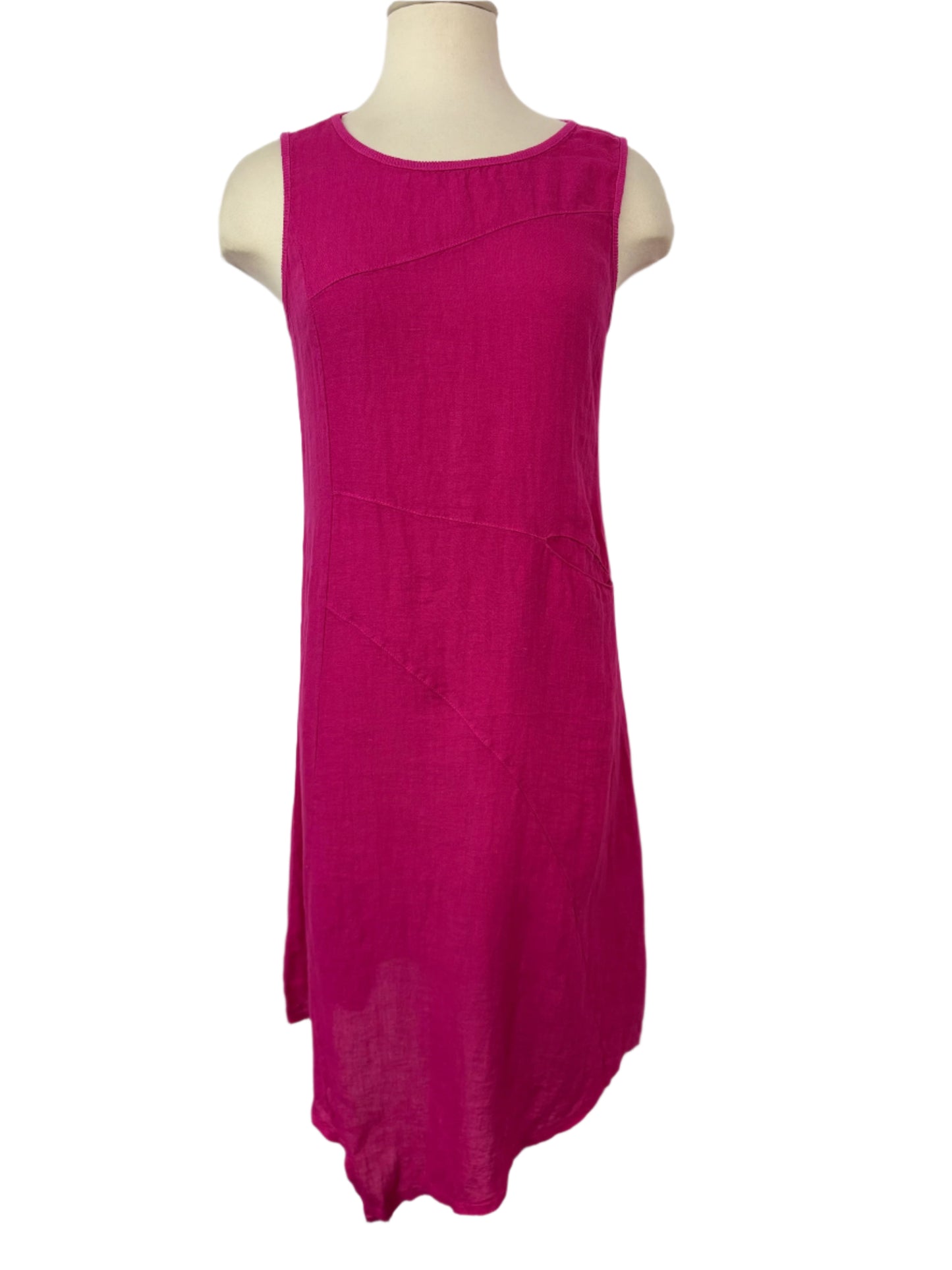 Inizio Barbie Pink Linen Dress