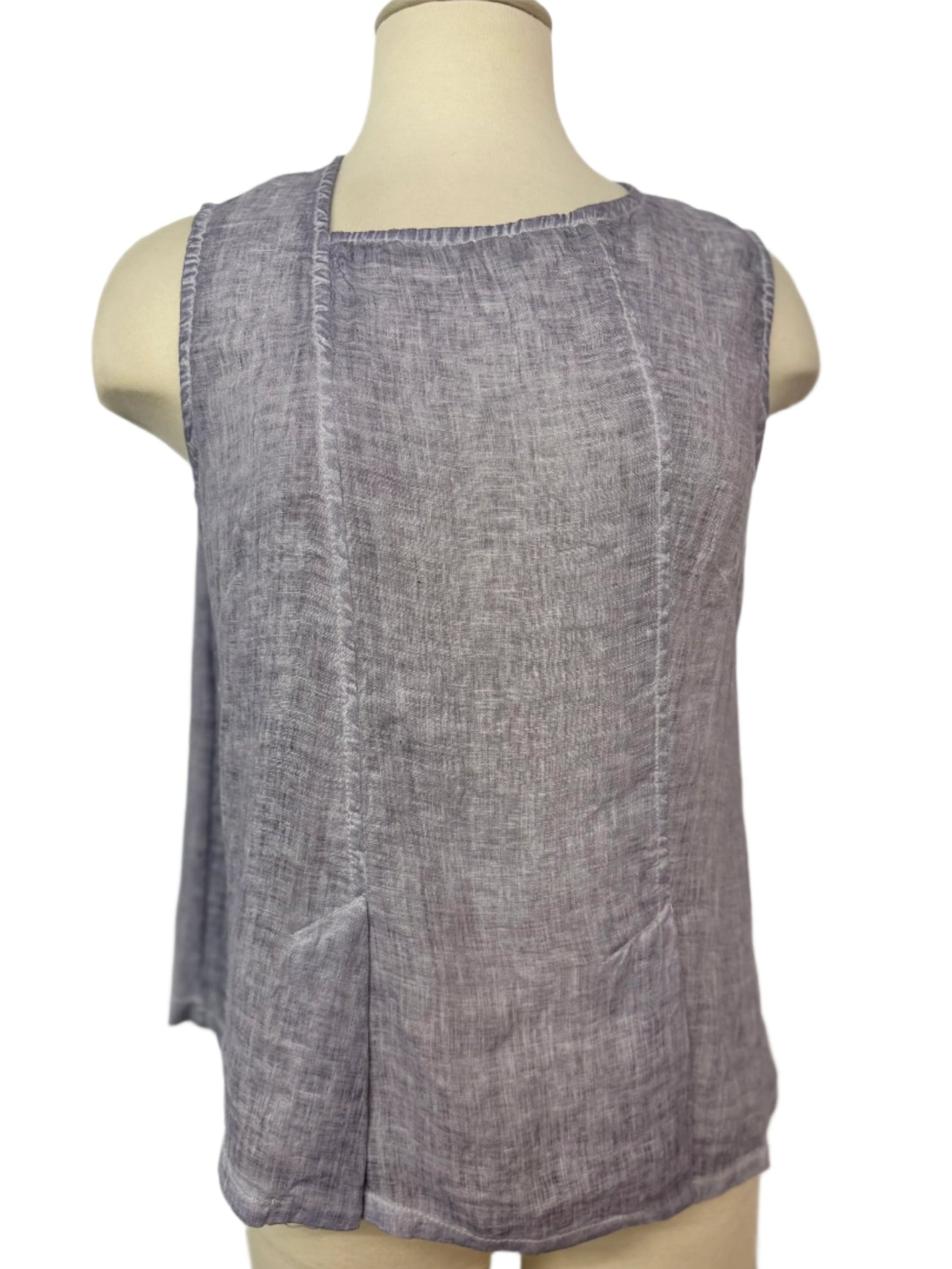 Inizio Linen Grey Top
