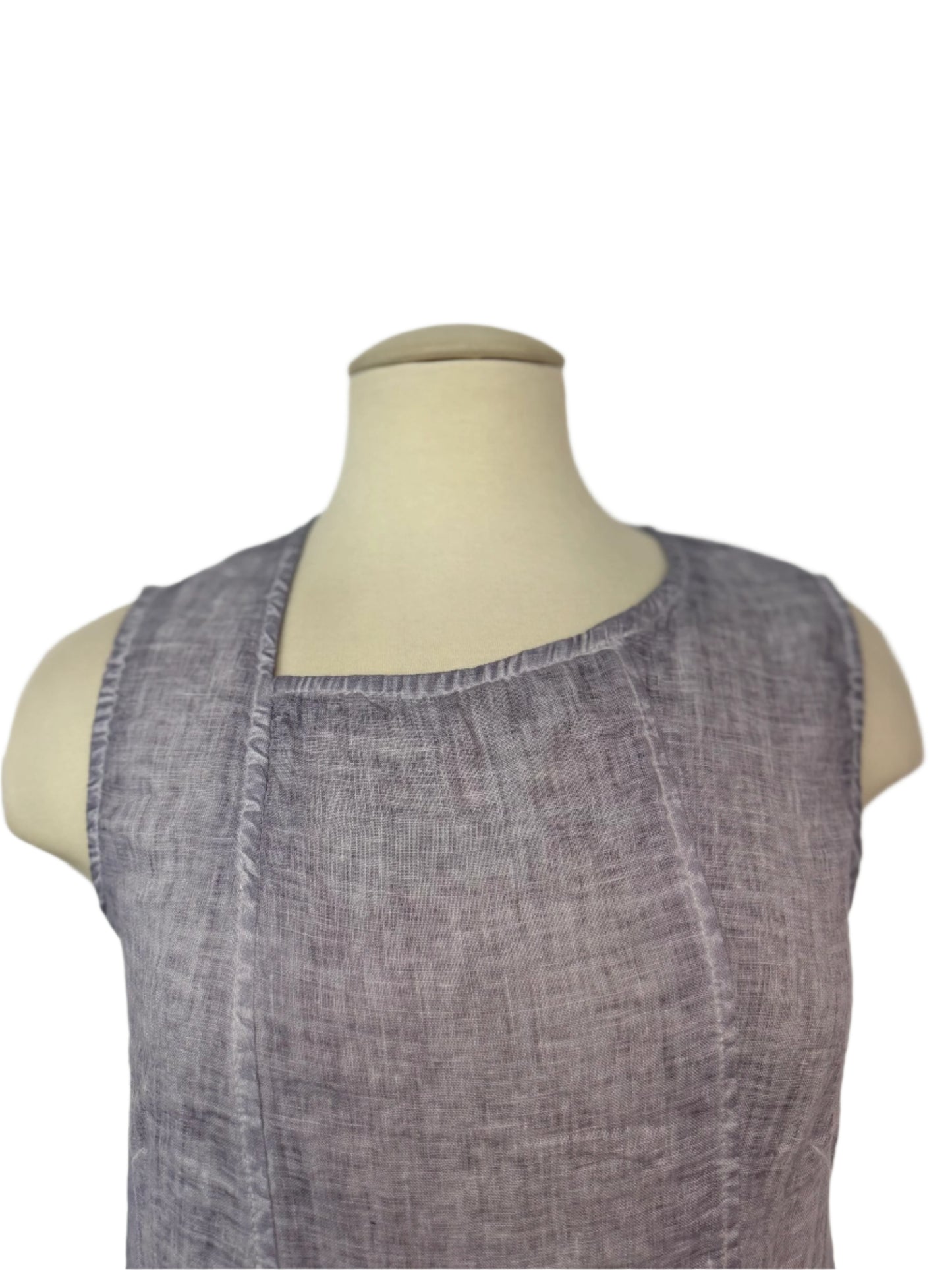 Inizio Linen Grey Top
