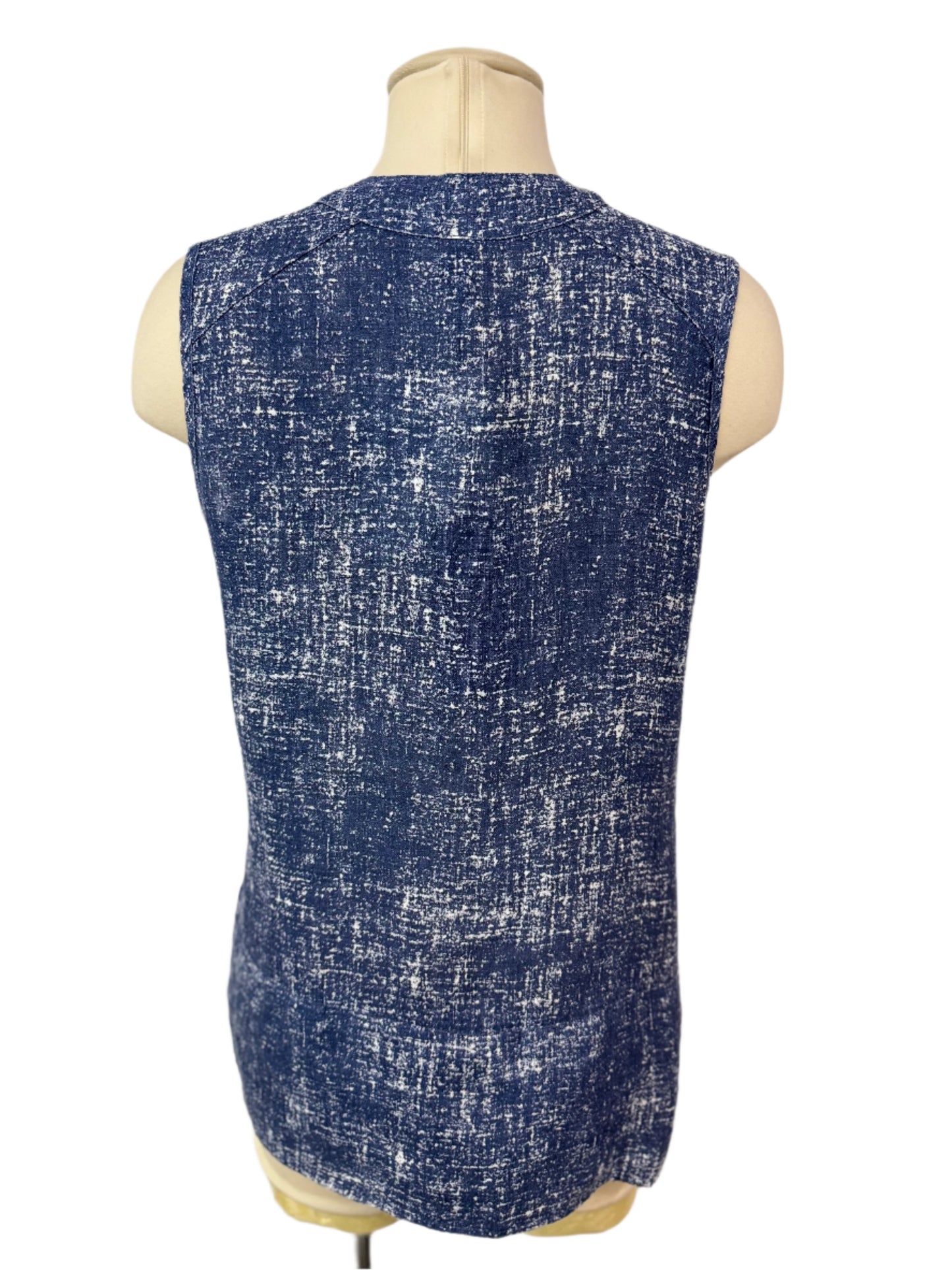 Inizio Linen V Neck Top