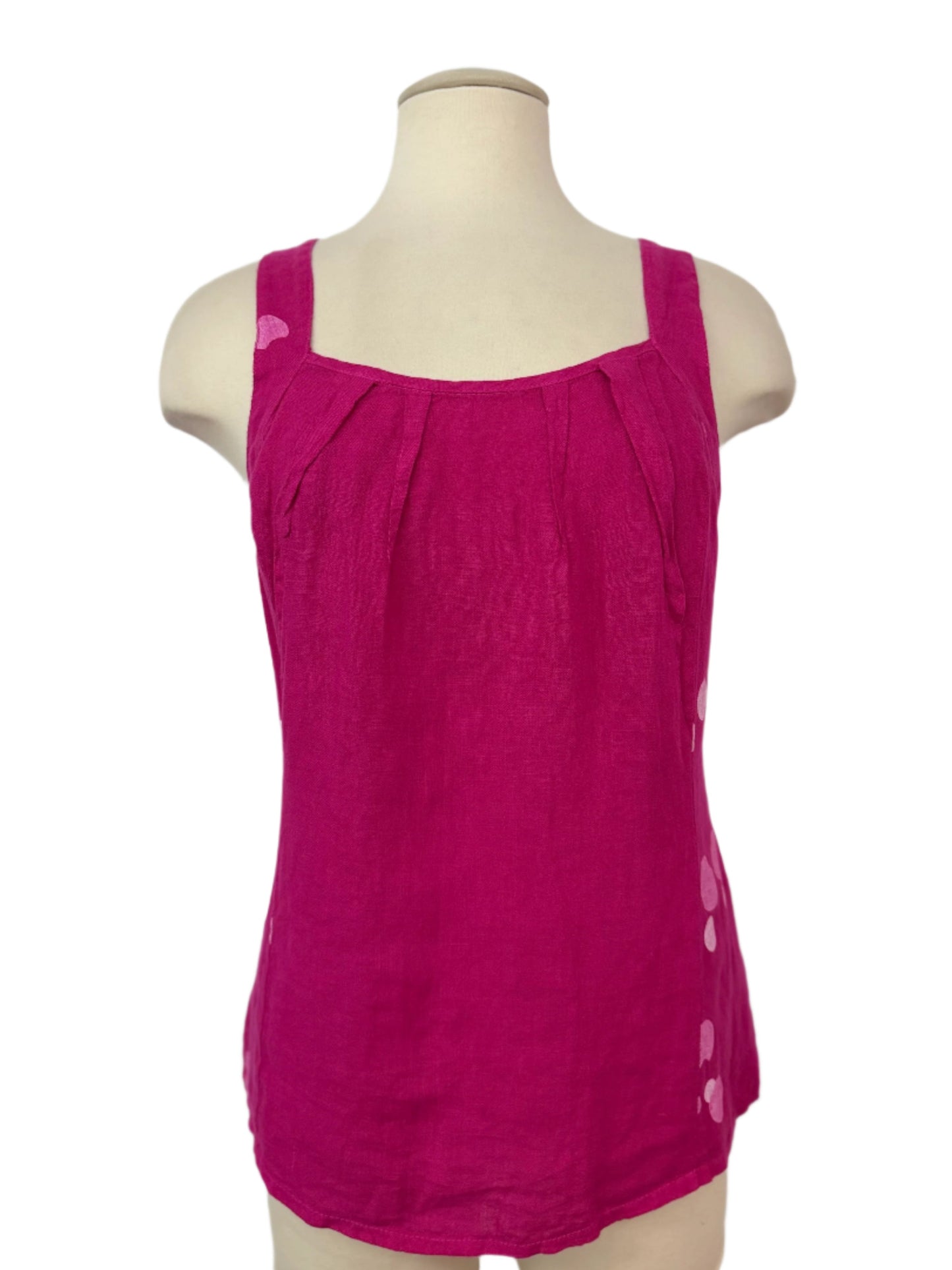 Inizio Barbie Pink Linen Tank Top