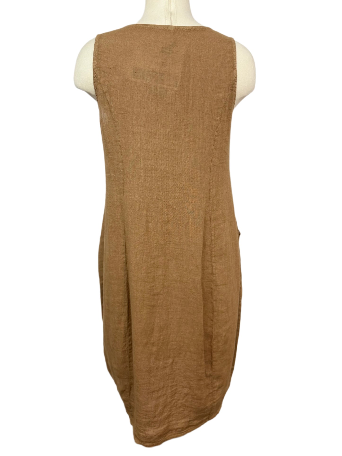 Inizio Light brown Linen Dress