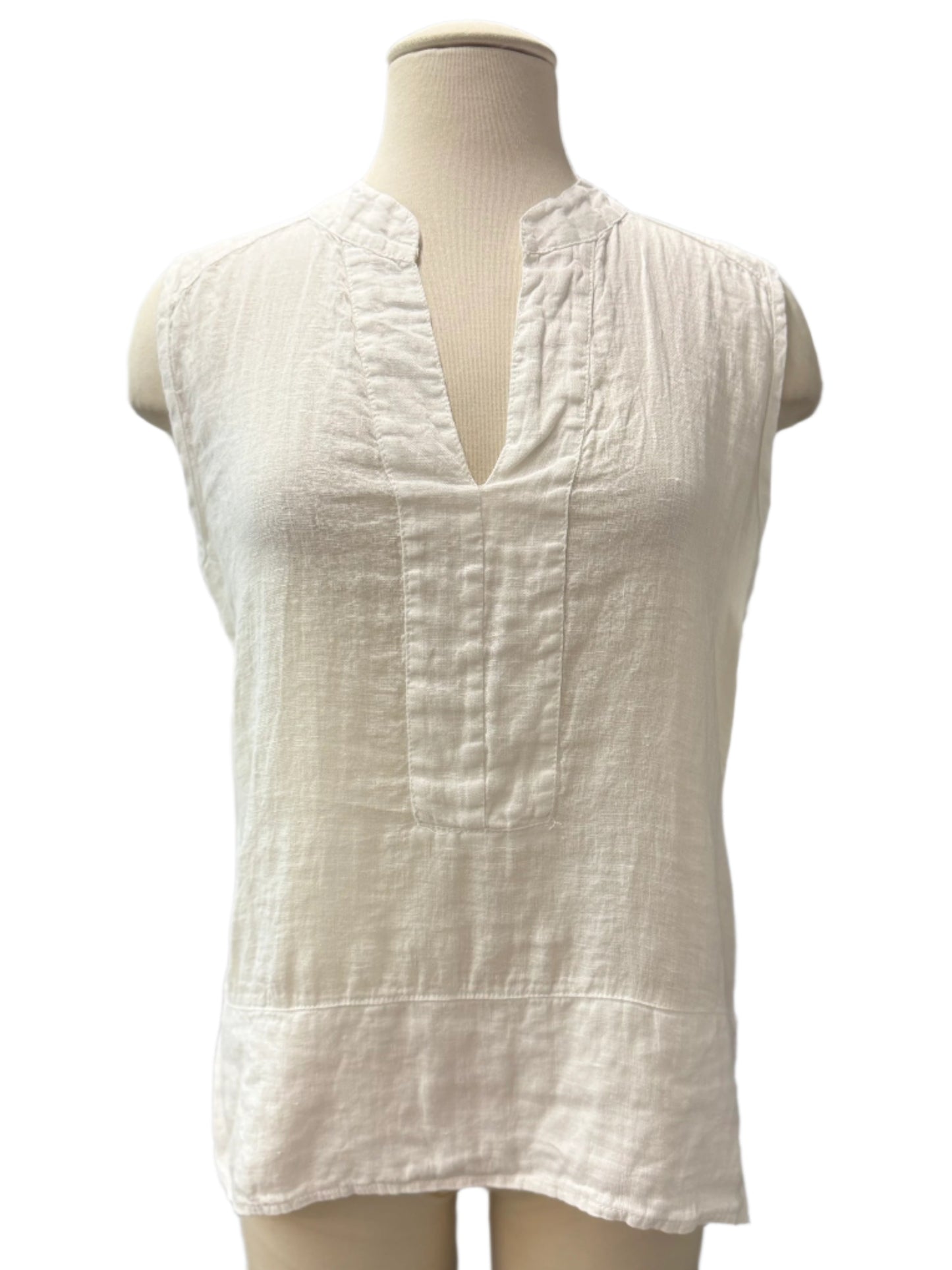 Inizio White Linen Top