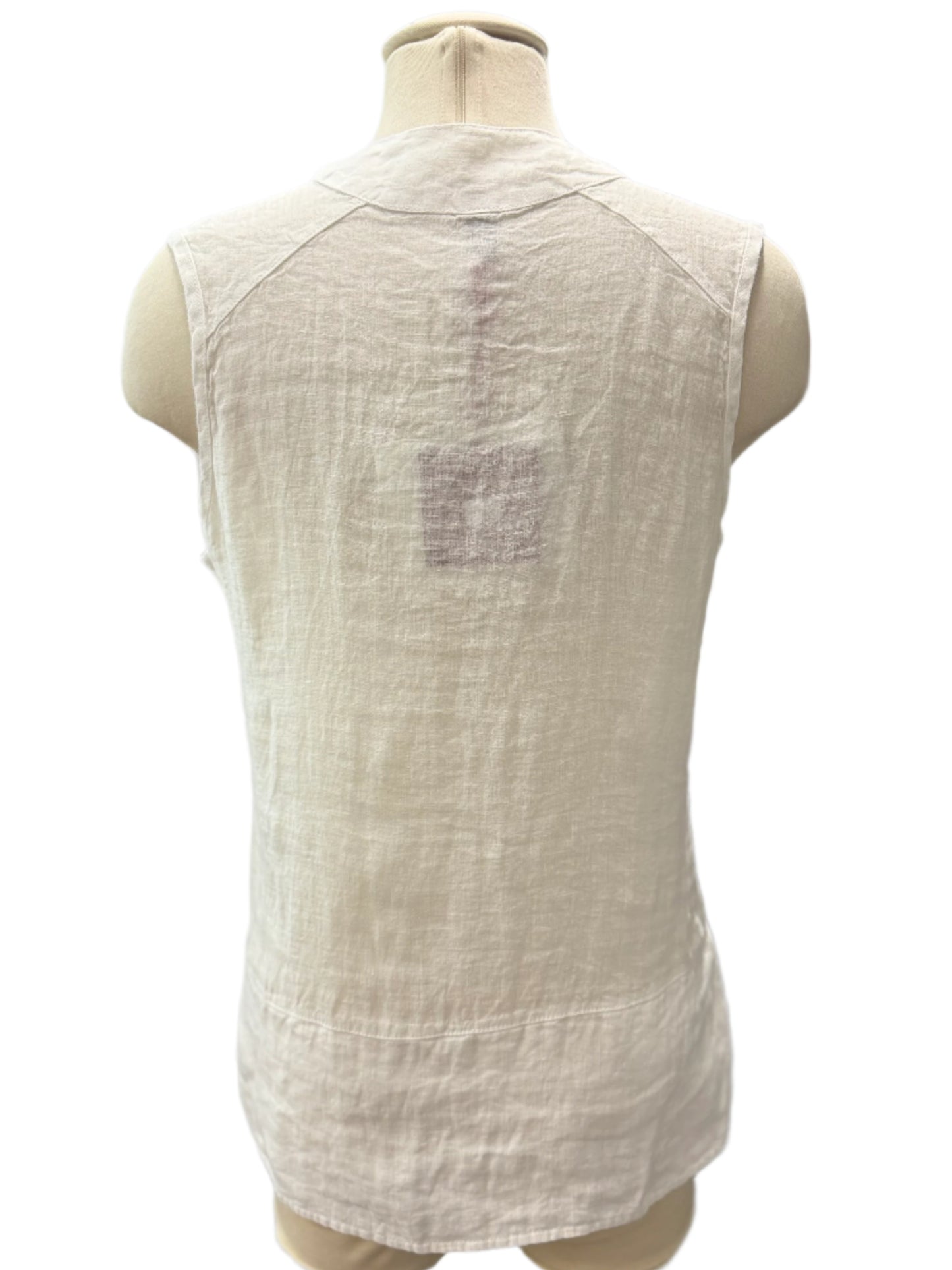 Inizio White Linen Top
