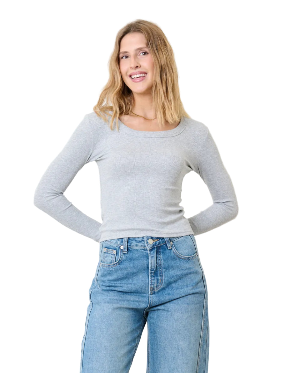 Sweewe Paris Scoop Neck Long Sleeve