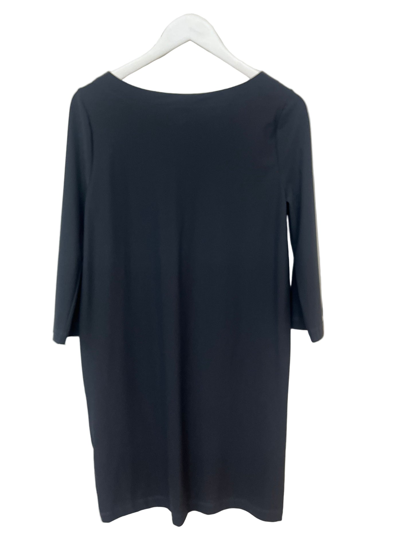 Porto Jet Jersey Dress in Blue/Gray