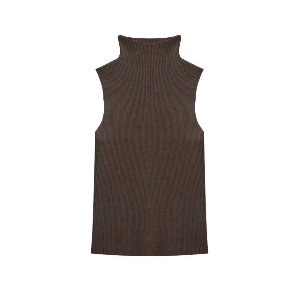 Sweewe Paris Sleeveless Mock Neck