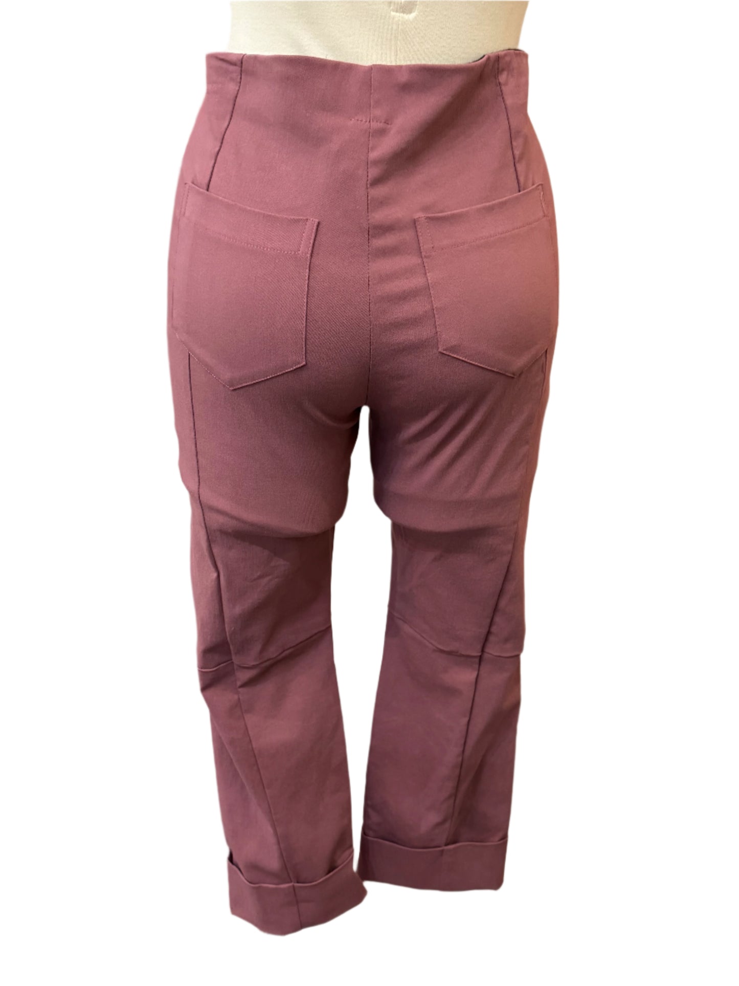 Porto Verona Cropped Pant in Dusty Rose