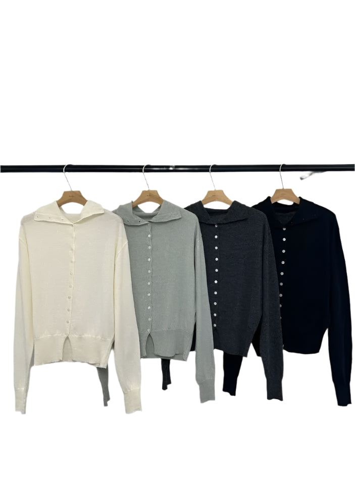 Clever Alice Button Knit Cardigan