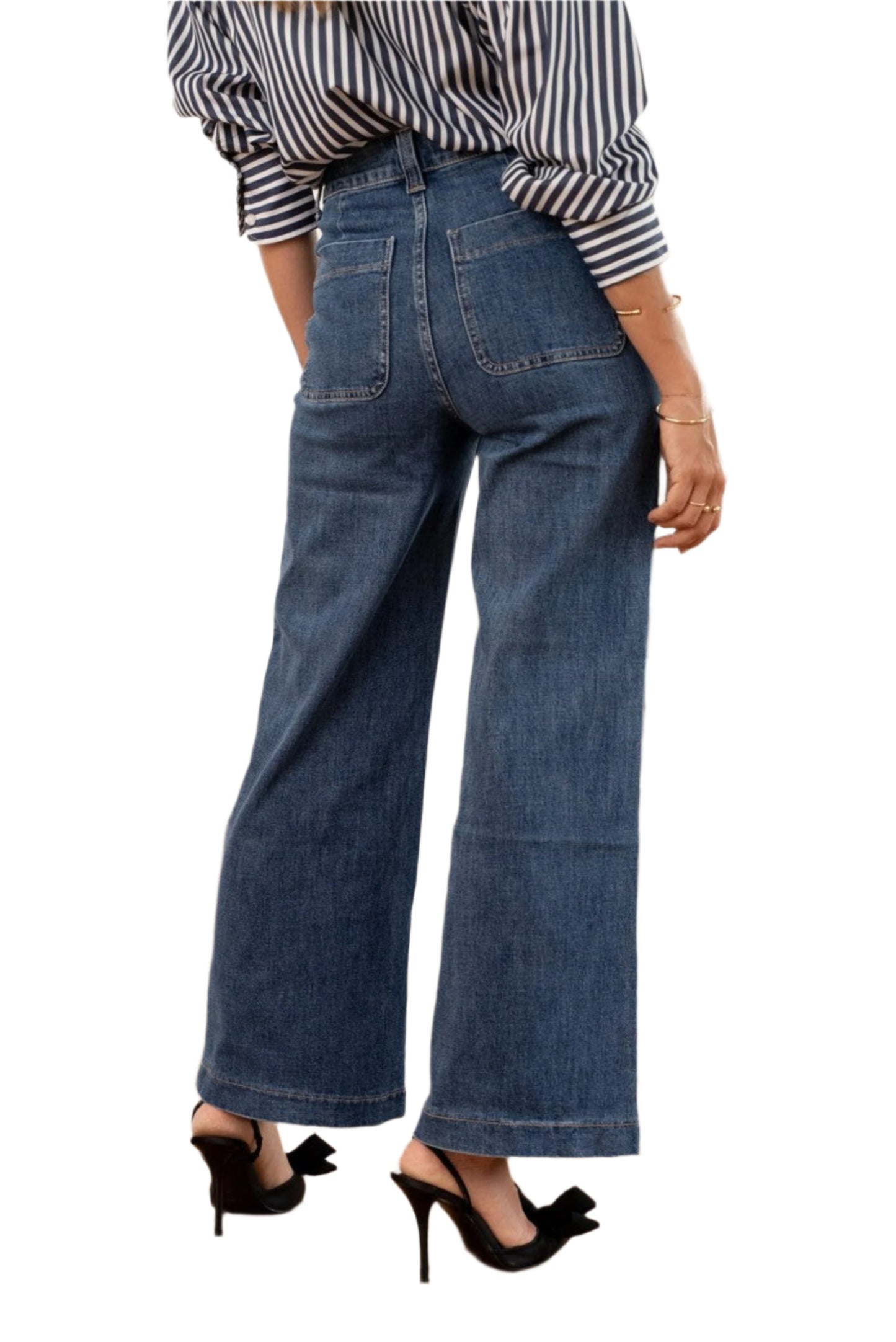 Oraije Patch pocket jeans - ANNE