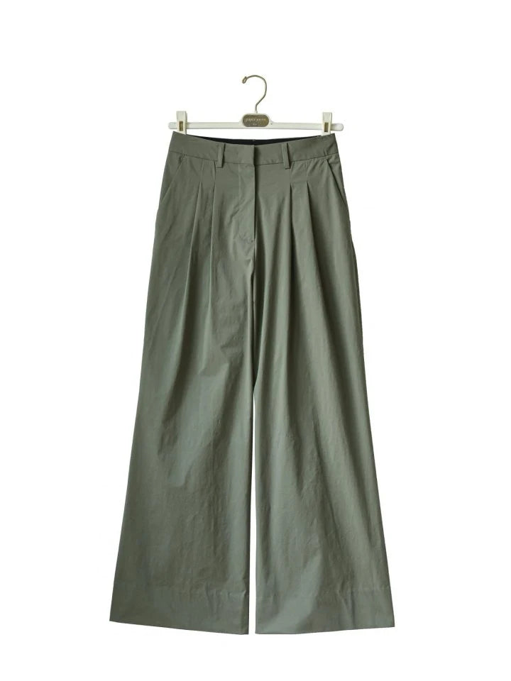 Clever Alice Cotton Pintuck Trousers