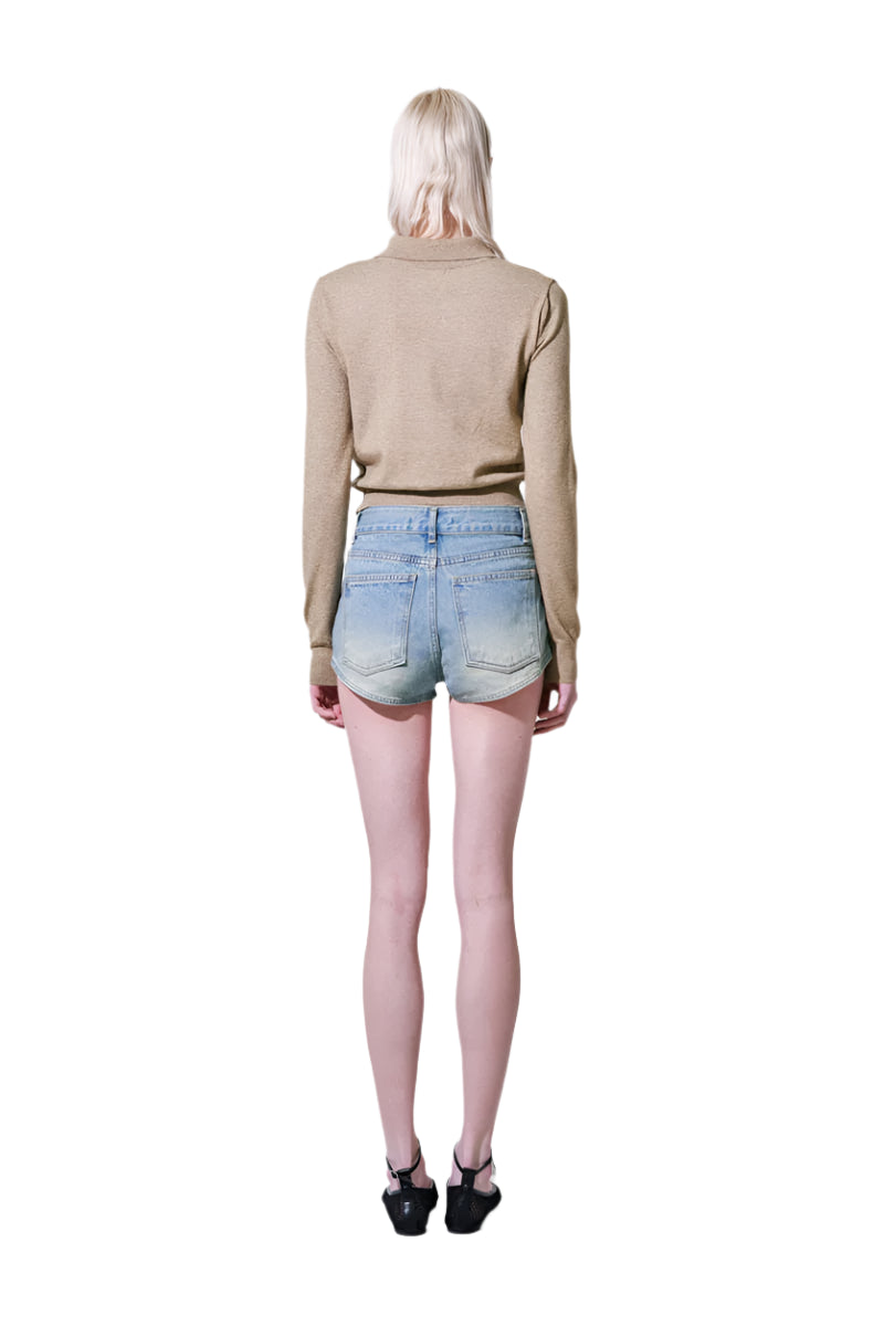Clever Alice Collared Button- Down Cardigan