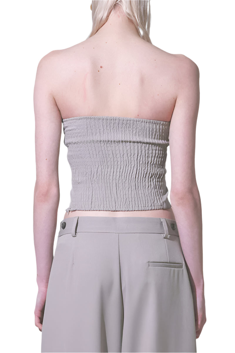 Clever Alice Black Strapless Top in Black Only