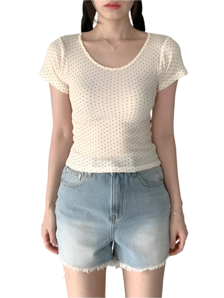 Clever Alice Polka Dot Tee