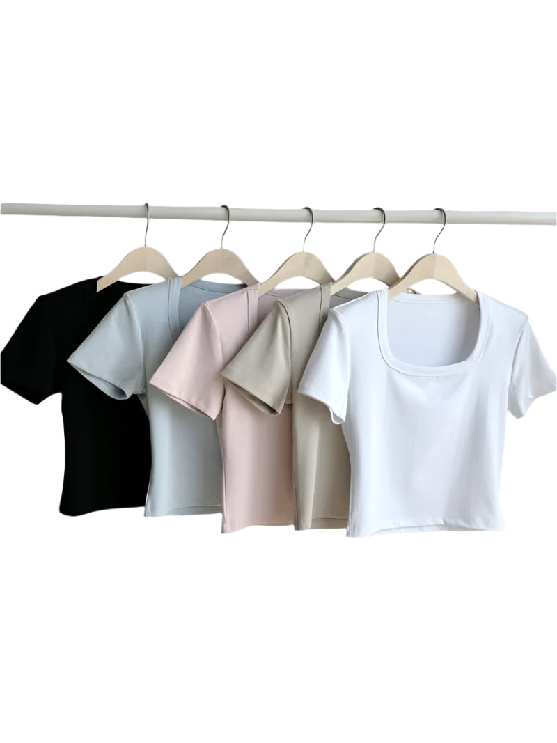 Clever Alice Square Neck Tee