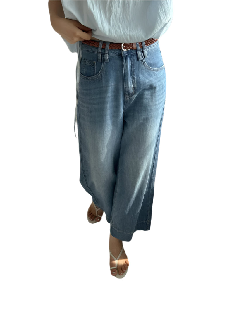 Clever Alice Cropped Denim