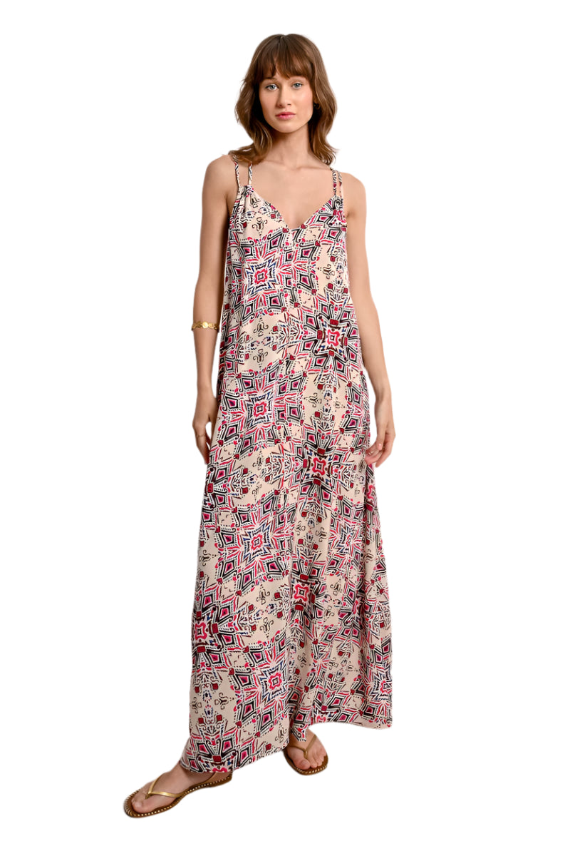 Molly Bracken Long Dress with Double Straps