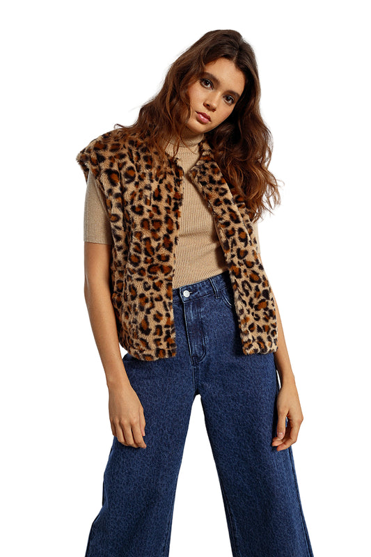 Molly Bracken WOVEN SLEEVELESS JACKET
