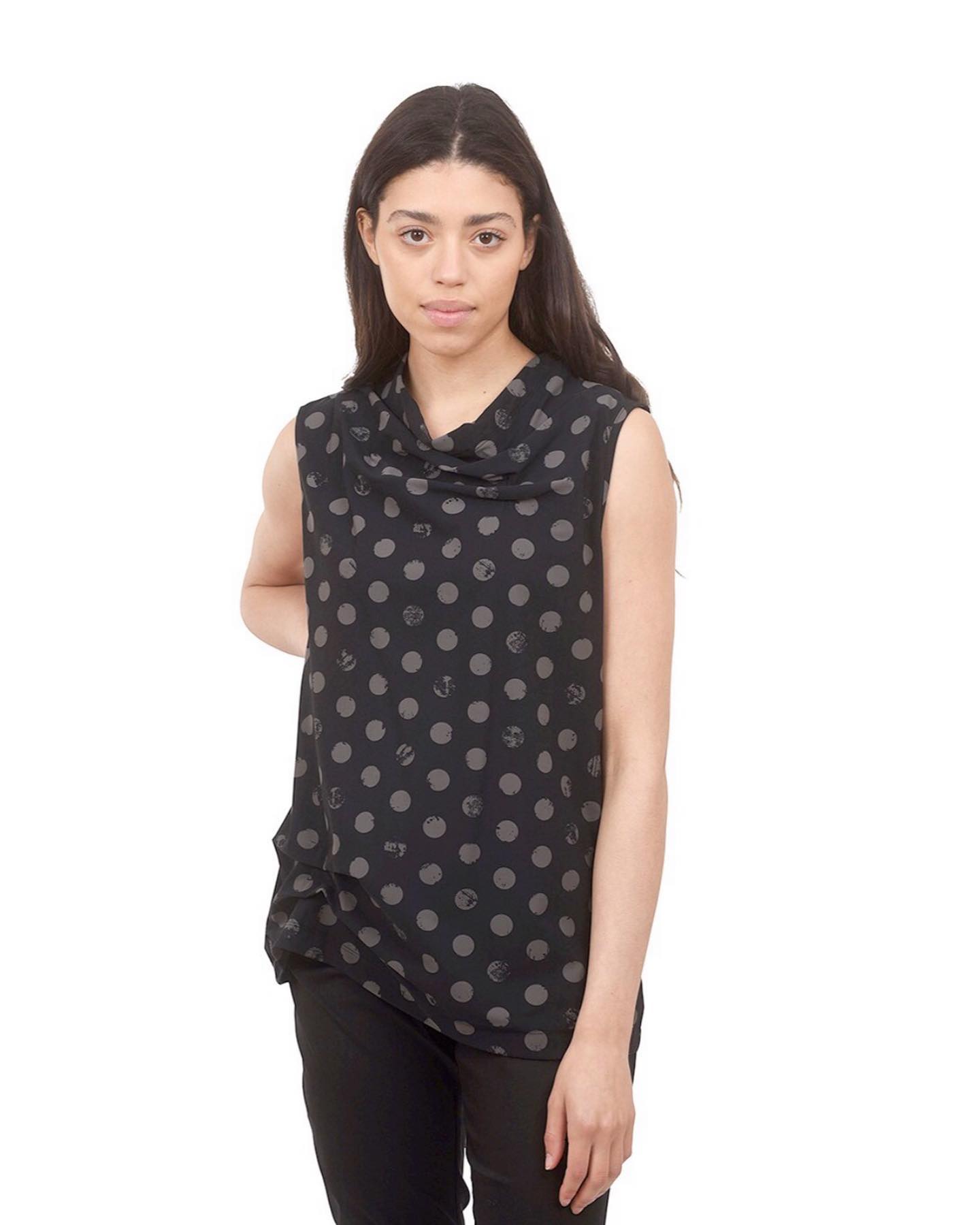 Porto Liza Top in Shadow Echo Dot - clever alice