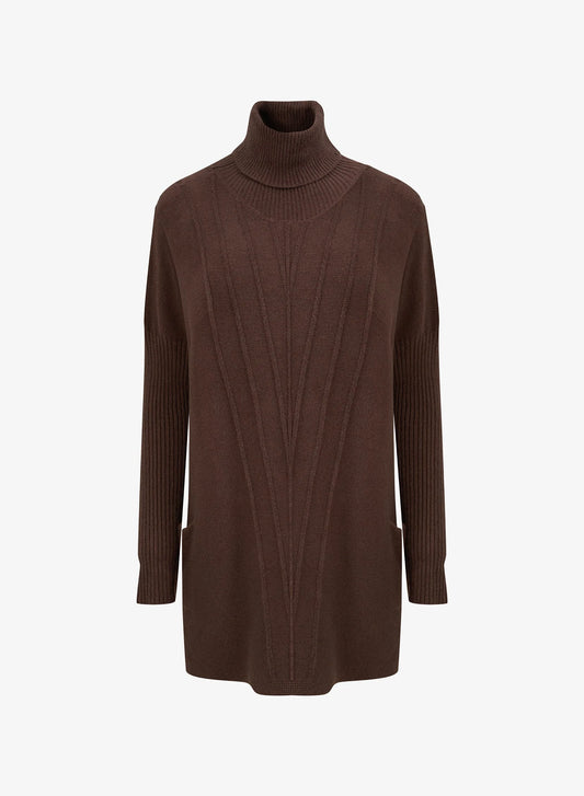 M Made in  Italy  High Neck Dress