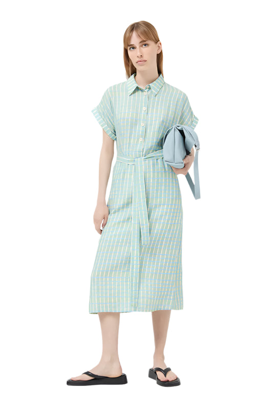 Compania Fantastica Green Summer Midi Dress