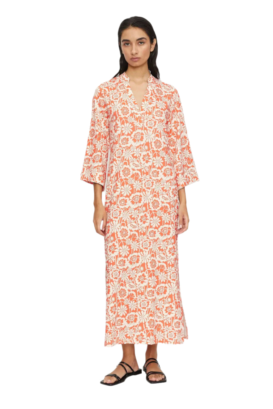 Compania Fantastica Long Floral Beach Dress
