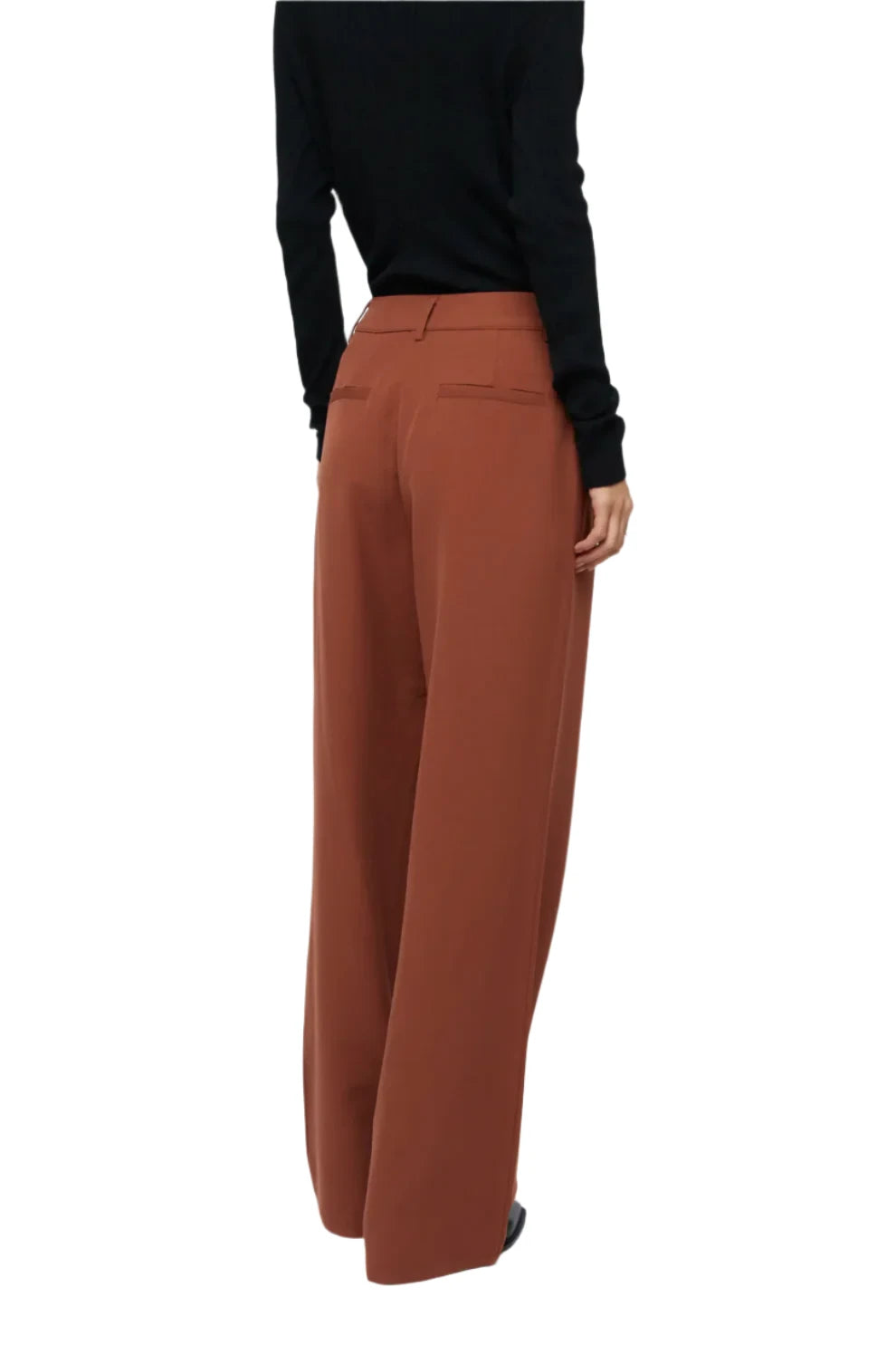 Wild Pony Brown straight Leg Trouser - clever alice